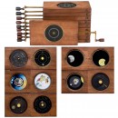 Set of 10 Astronomical Magic Lantern Slides