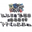 Collection of Nizo Film Cameras, c. 1950–85