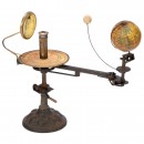 Tellurium and Lunarium by Ernst Schotte, Berlin, c. 1890