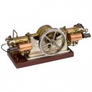 Model of a Horizontal Two-Cylinder Boxer Engine
