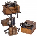 Electric Dictating Machine Parlograph with Accessories, c. 1910