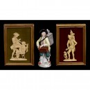 Porcelain Figurine of a Peep-Show Man