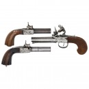 1 Flintlock Pistol and 2 Percussion Pistols