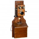 Swiss Wall Telephone by Zellweger, before 1900