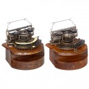 2 Hammond No. 2 Typewriters, c. 1895