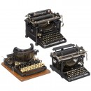 3 Mechanical Typewriters