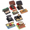 9 Early Toy Typewriters