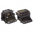 2 German Typewriters: Radio and Fortuna