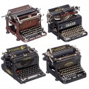 4 Mechanical Typewriters