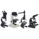 4 Ernst Leitz Microscopes