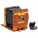 Solid Field Camera with 4 Lenses, c. 1900