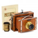 Tropical Deckrullo Nettel with 2 Lenses and Catalog from 1912