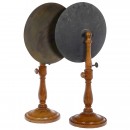 2 Concave Mirrors for Experiments with Radiant Heat, c. 1910