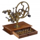 Clockmaker's Wheel-Cutting Machine with Accessories, c. 1900