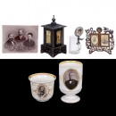 Cigar Box and Porcelain with Photographic Images