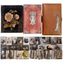 3 Photo Albums and a Collection of Cabinet Cards