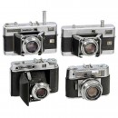 Perkeo E and 3 Cameras with Ultron 2/50 mm