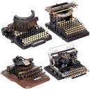 4 Mechanical Typewriters