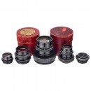 5 Leitz Milar Magnifying Lenses, Early Models