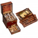 Ophthalmic Cutlery Box and English Traveling Medicine Chest
