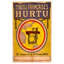 Large French Sewing Machine Poster, c. 1920
