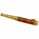 Early German Three-Draw Telescope, c. 1820
