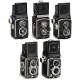 禄莱 2台 Rolleiflex 和 3台 Rolleicord