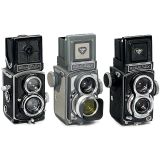 禄莱 3台 Baby Rolleiflex 4x4cm TLR