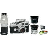 莱卡 Leica M3 及三个镜头