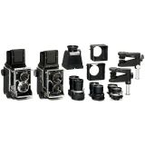玛米亚 Mamiya C 220 和 C 22，带镜头和附件