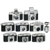 8部Agfa Karat, Colorflex 以及 Ambi Silette 相机
