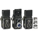 2ⅹRolleiflex 4,5 and Rolleicord V