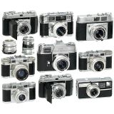 多部 Kodak Retina 和 Braun Paxette