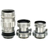 M39口 Elmar 4/90 mm(三片) 和 2支标镜头