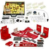 大量 Leitz 展示广告物品及配件