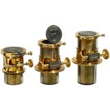 3支早期黄铜镜头