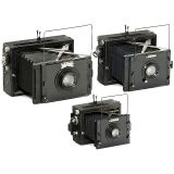 3台 Deckrullo-Nettel (6,5x9, 9x12 及 10x15 cm)