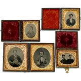 5张 Ambrotypes 肖像摄影图片, c. 1870