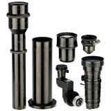 多支电影机镜头及放大镜