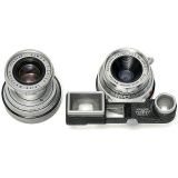Leitz Summaron 3.5/3.5 cm and Elmar 2.8/50 mm (M)