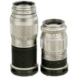 Leitz Elmarit 2.8/90 mm and Elmar 4/135 mm (M)