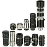 11支爱克山泰镜头