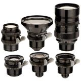 6个电影镜头带Arriflex-ST透镜支架, 约1960年