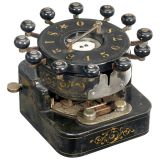 支票打印机Williams Automatic Bank Punch     1885年