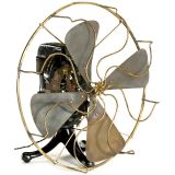 Thomas A.Edison发明的电扇  1898年前后