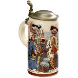 Mettlach大陶瓷杯  1908年