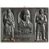 B.G.Teubner印刷厂的一百周年纪念章  1911年