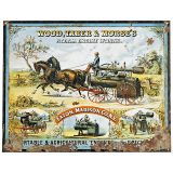 Wood, Taber & Morse's蒸汽机广告牌   1875年前后