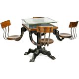 美国玻璃展示桌   1890年前后