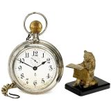 镇纸台: 读报熊